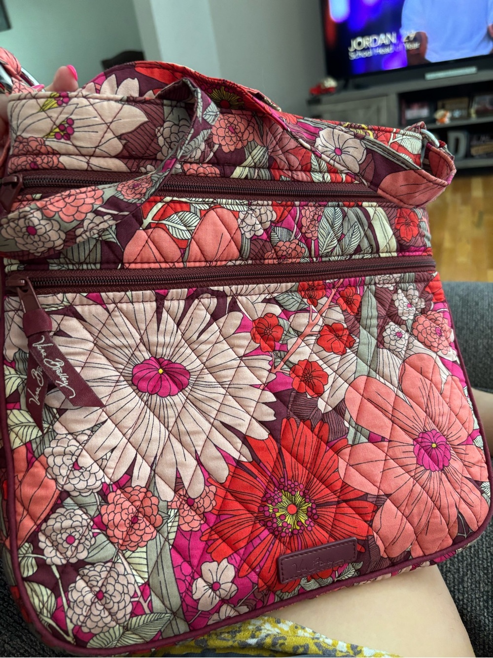 Vera Bradley  Floral Quilted Crossbody
